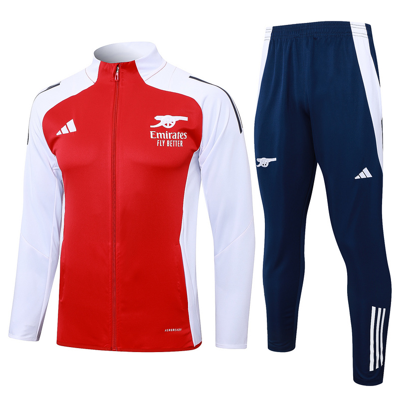 AAA Quality Arsenal 24/25 Tracksuit - Red/White